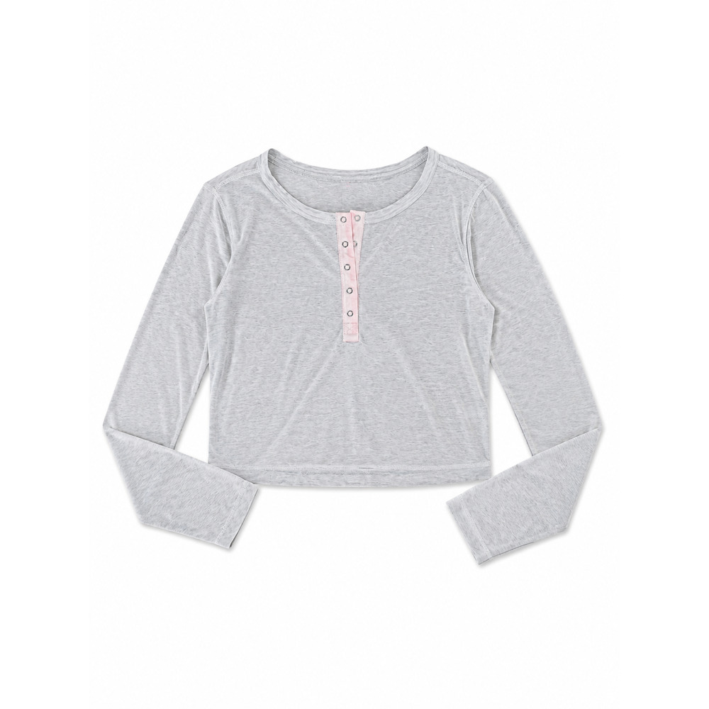 Athleta Karma Crop Top White Combo Sheer Burnout Snap Front NWT Size M - Picture 2 of 9